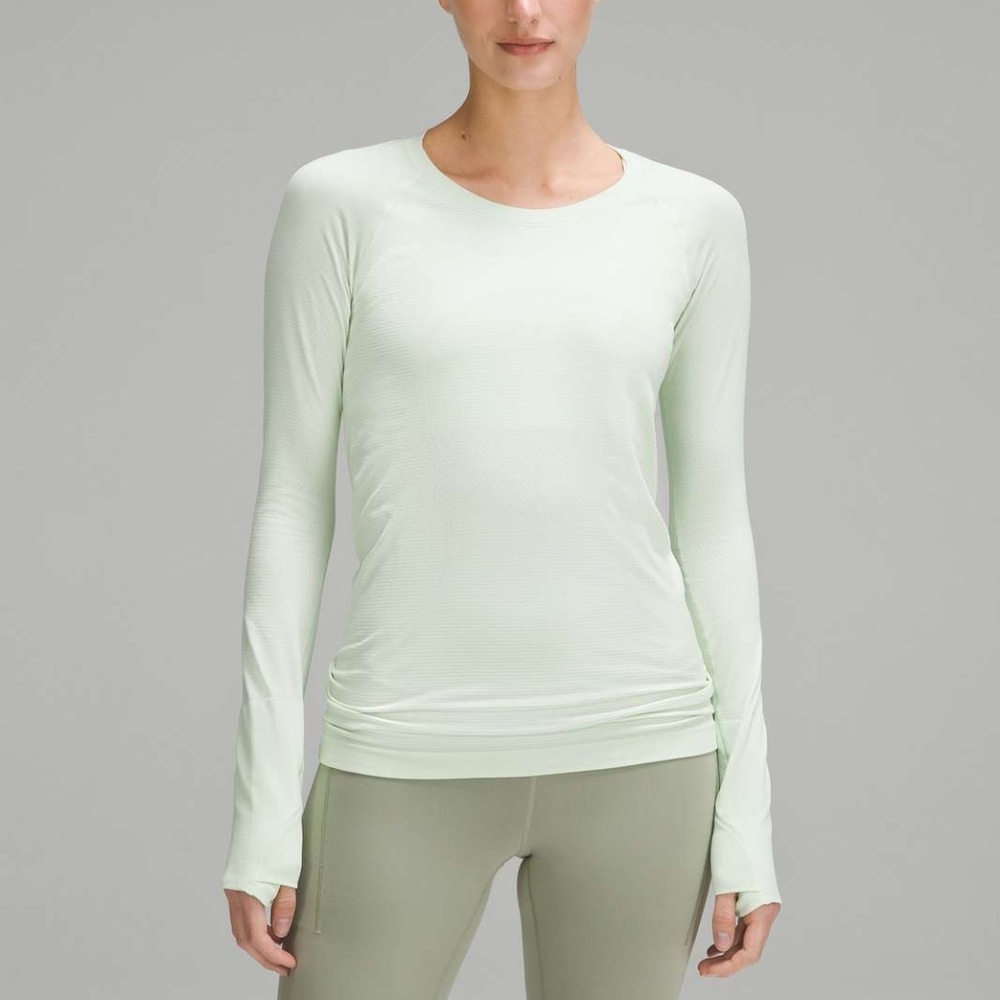 Lululemon Swiftly Relaxed Long-Sleeve Shirt 2.0 - Size 6 - Kohlrabi Green